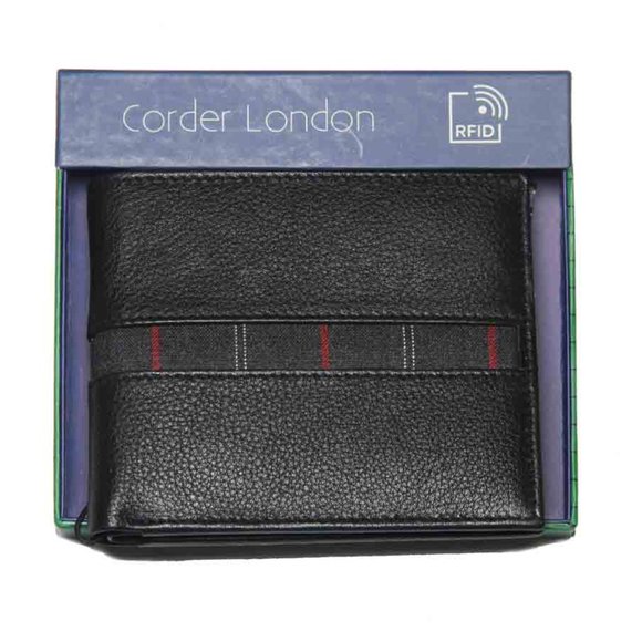 Corder London Leather Wallet RFID Blocking Bifold Men's - Picture 1 of 2